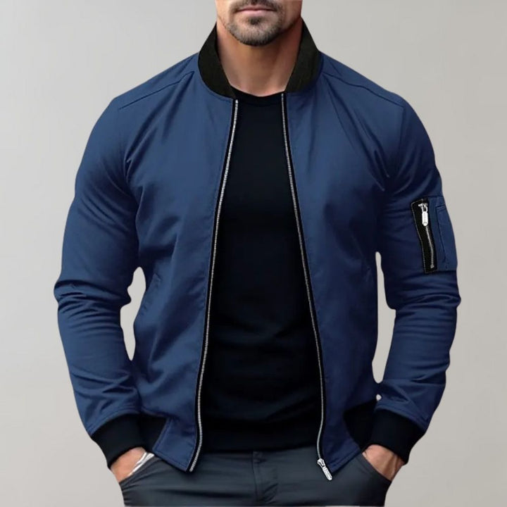 Bomberjacke Herren Leicht | Zip-Up Jacke Alltag
