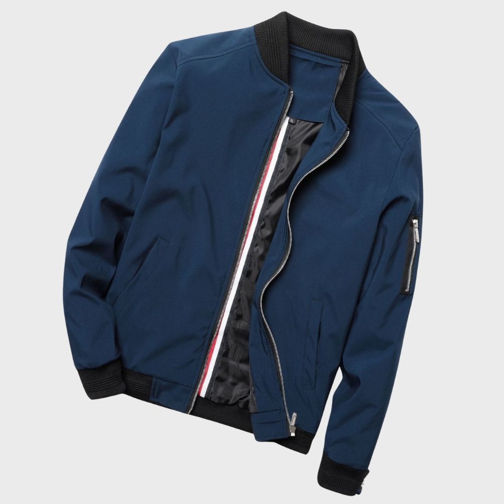 Bomberjacke Herren Leicht | Zip-Up Jacke Alltag