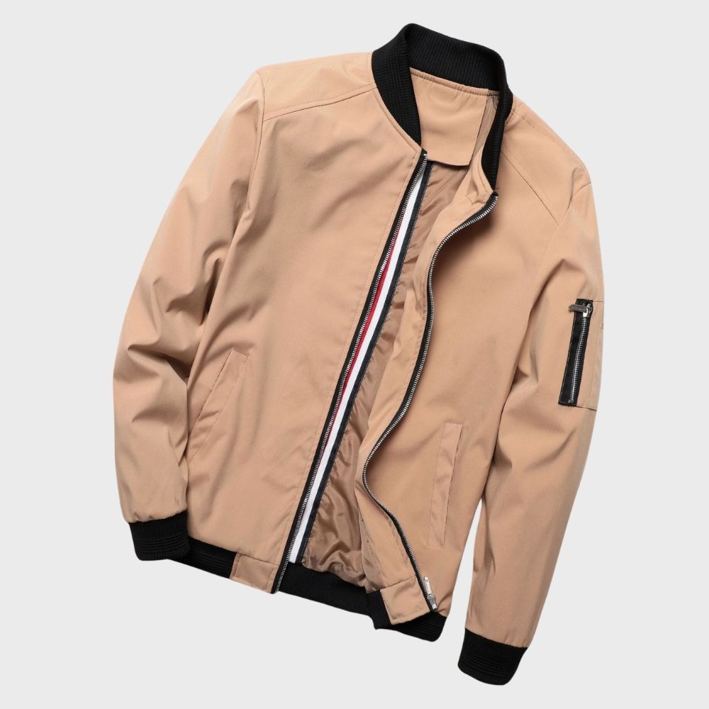Bomberjacke Herren Leicht | Zip-Up Jacke Alltag