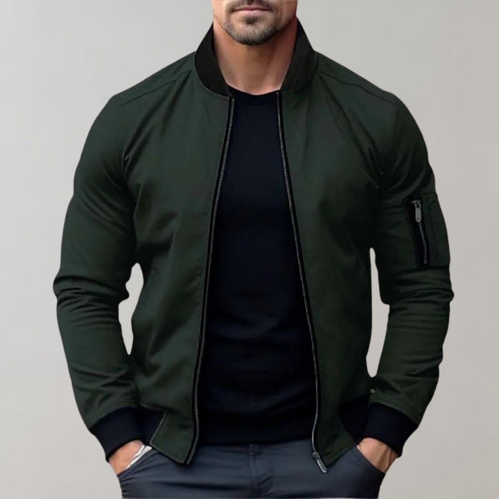 Bomberjacke Herren Leicht | Zip-Up Jacke Alltag