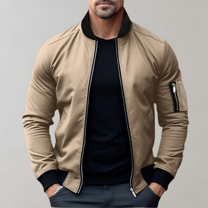 Bomberjacke Herren Leicht | Zip-Up Jacke Alltag