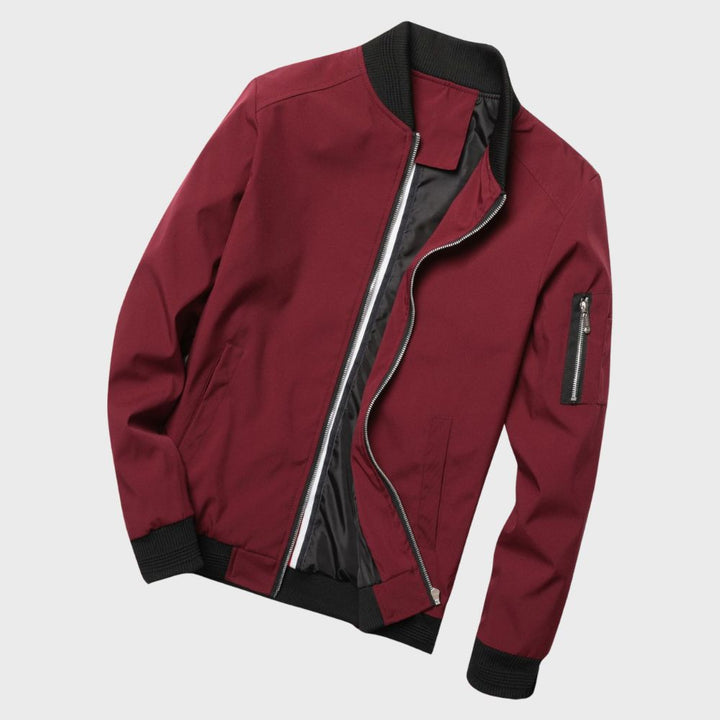 Bomberjacke Herren Leicht | Zip-Up Jacke Alltag