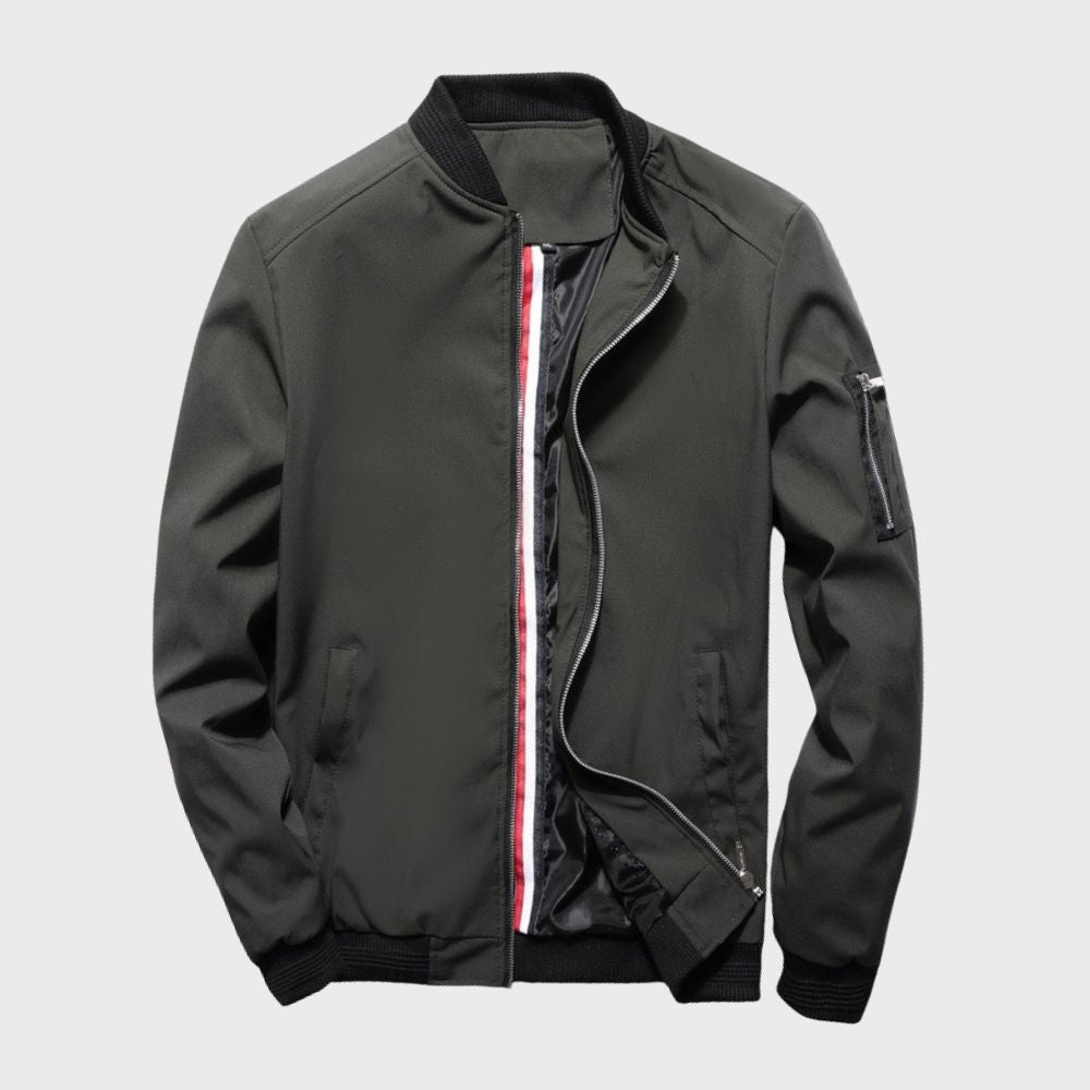 Bomberjacke Herren Leicht | Zip-Up Jacke Alltag