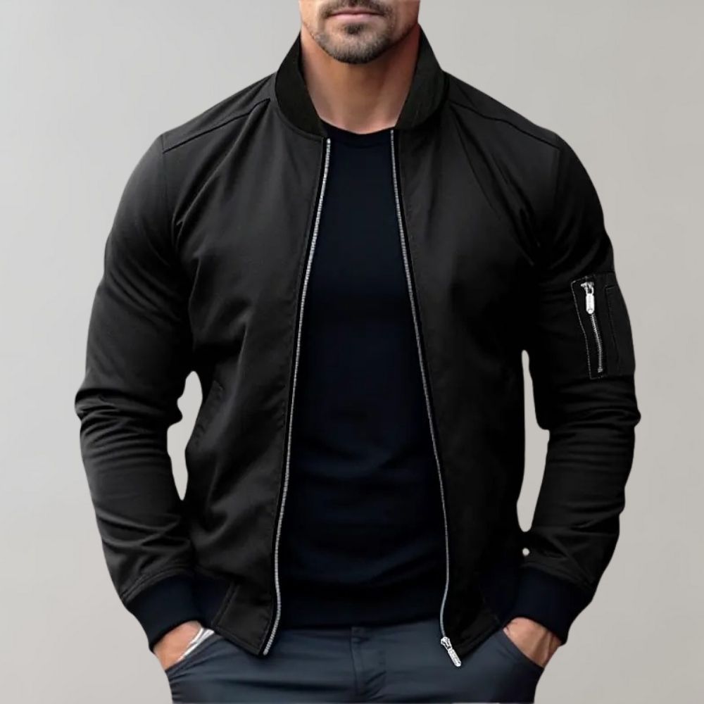Bomberjacke Herren Leicht | Zip-Up Jacke Alltag
