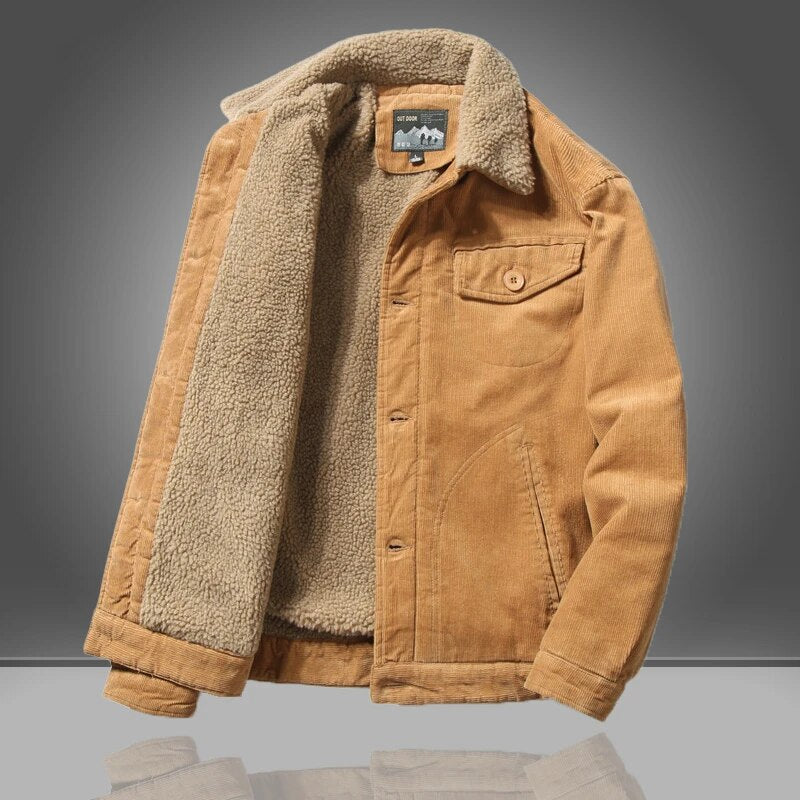 Herren Winterjacke | Vintage Freizeitmantel