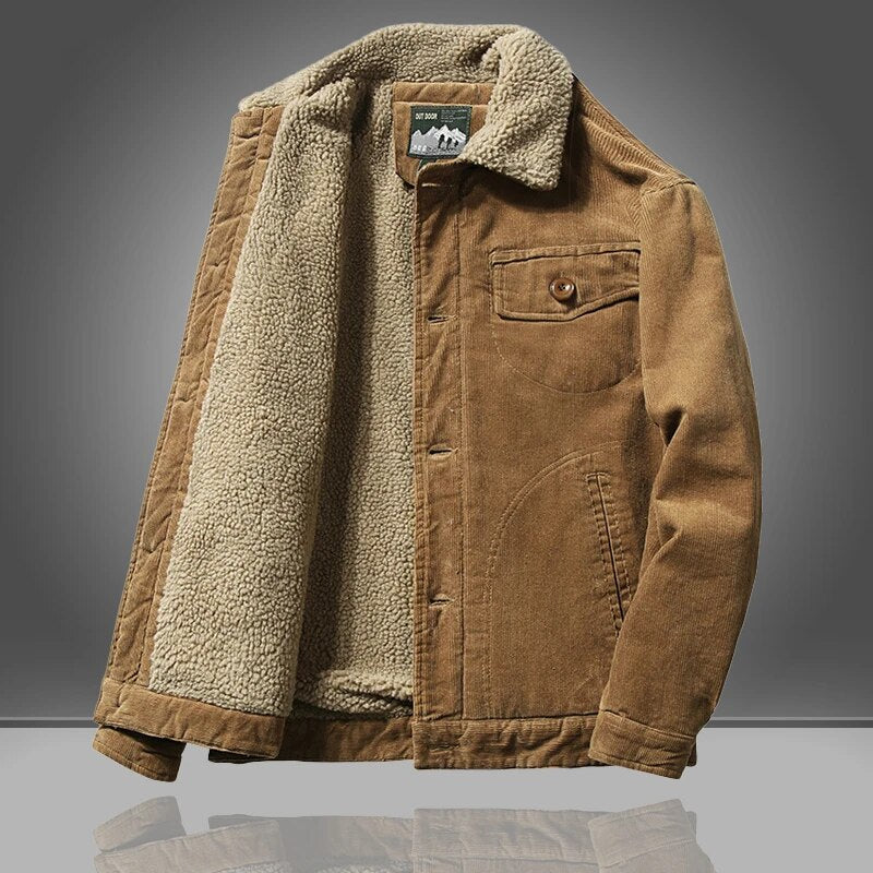 Herren Winterjacke | Vintage Freizeitmantel