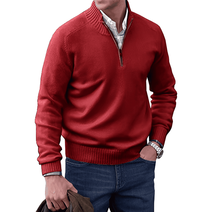 Pullover Herren Reißverschluss Winter | Warm Komfort