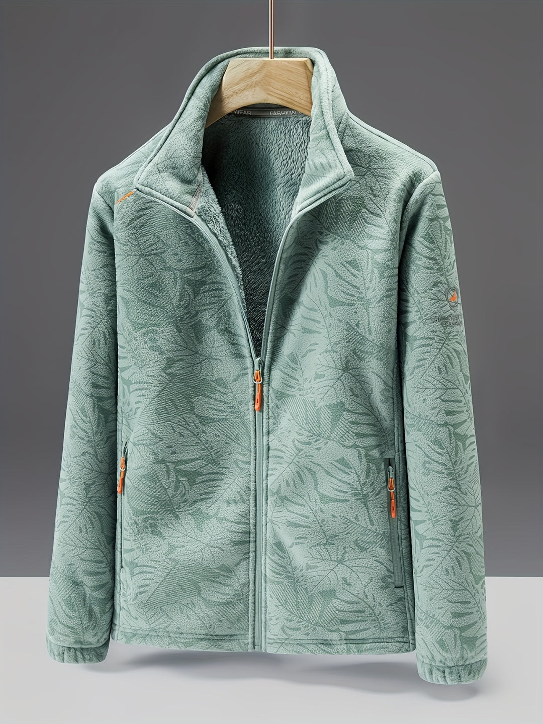 Damen-Fleecejacke mit durchgehendem Reißverschluss | Outdoor-Jacke mit Rollkragen