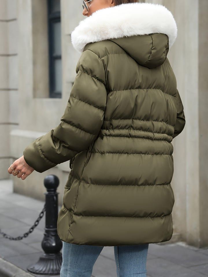 Daunenjacke Damen Mit Kapuze | Gefütterter Winterlook