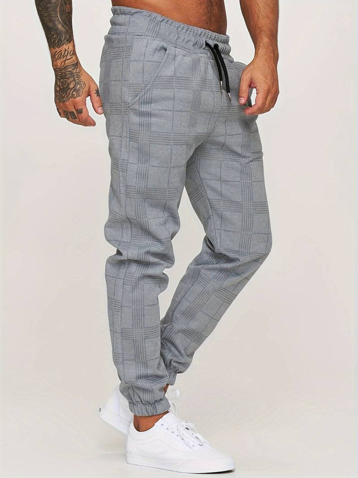 Hose Herren | Jogginghose Mit Karomuster
