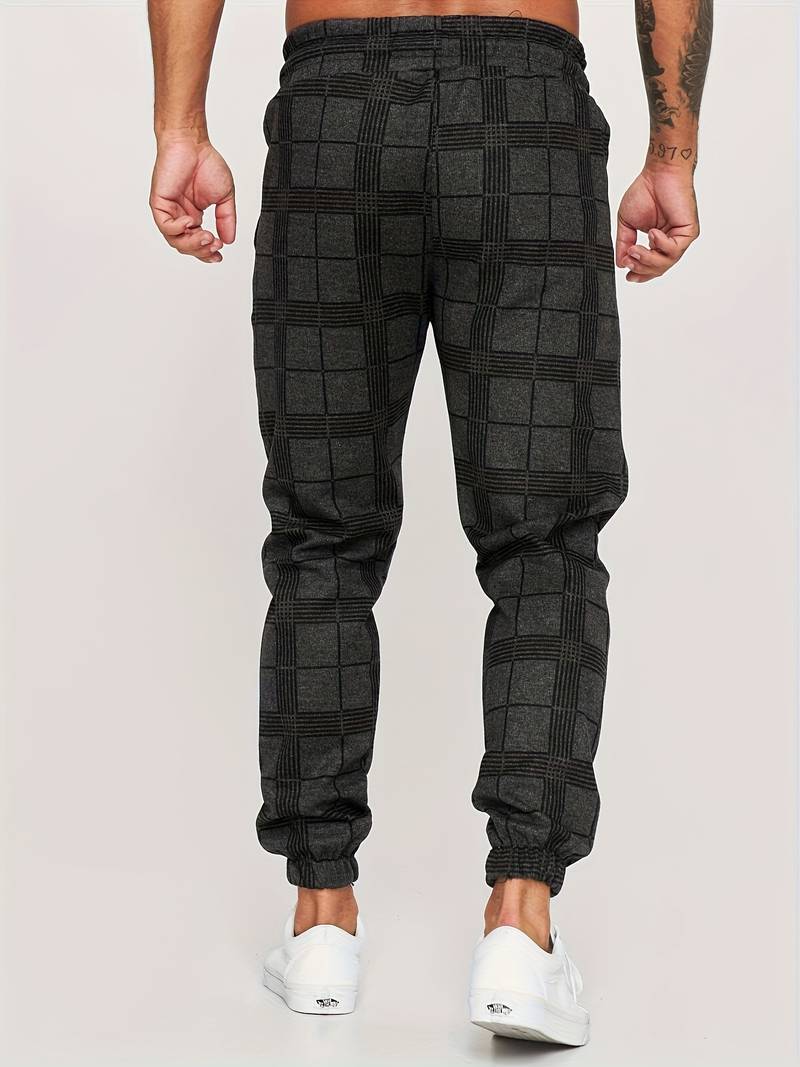 Hose Herren | Jogginghose Mit Karomuster