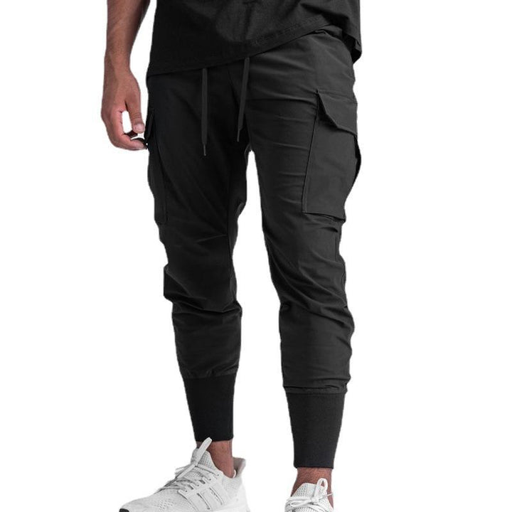 Herren Jogginghose Cargo Stil | Elastischer Bund Mit Taschen