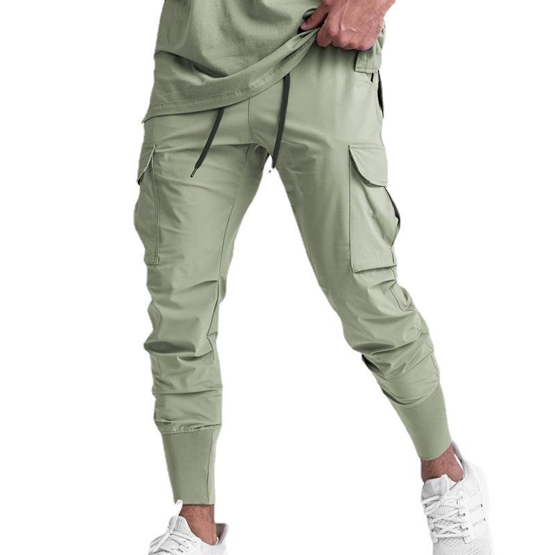Herren Jogginghose Cargo Stil | Elastischer Bund Mit Taschen