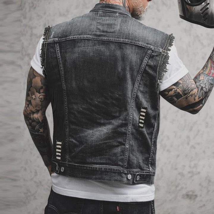 Weste Herren Vintage Stil | Ärmellose Freizeitweste Mit Taschen