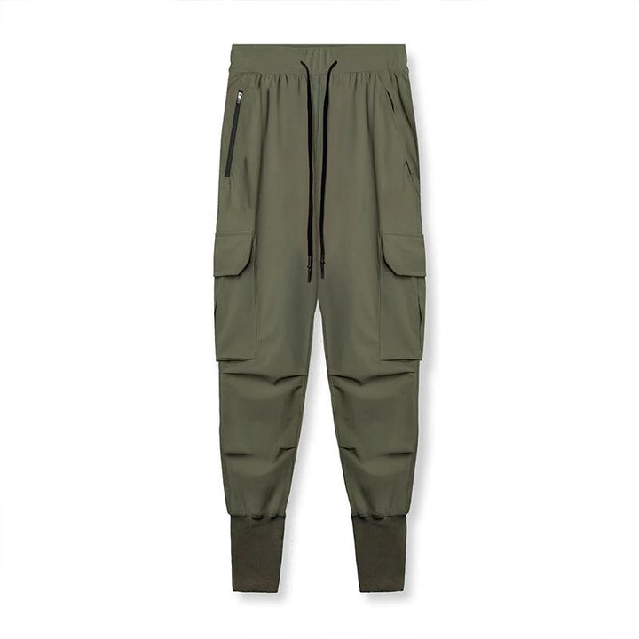 Herren Jogginghose Cargo Stil | Elastischer Bund Mit Taschen