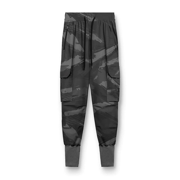 Herren Jogginghose Cargo Stil | Elastischer Bund Mit Taschen