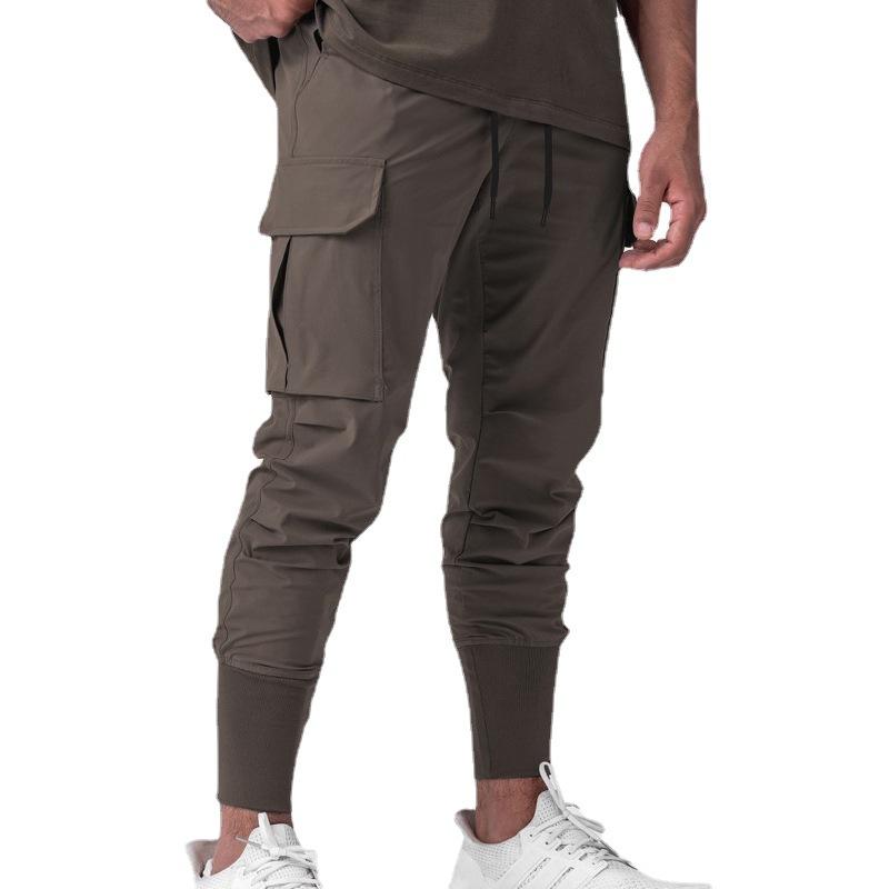 Herren Jogginghose Cargo Stil | Elastischer Bund Mit Taschen