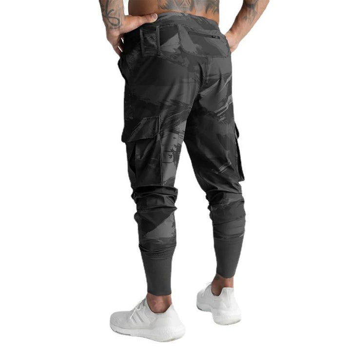 Herren Jogginghose Cargo Stil | Elastischer Bund Mit Taschen
