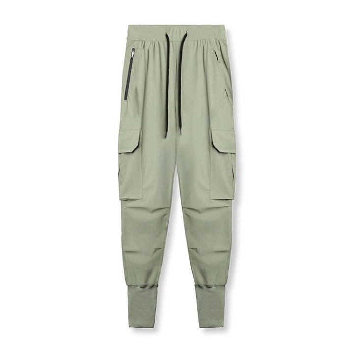 Herren Jogginghose Cargo Stil | Elastischer Bund Mit Taschen