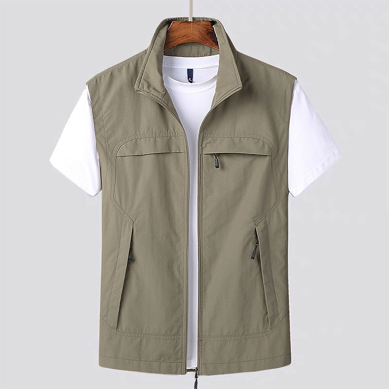Weste Herren Outdoor Mit Taschen | Atmungsaktiv Und Schnelltrocknend
