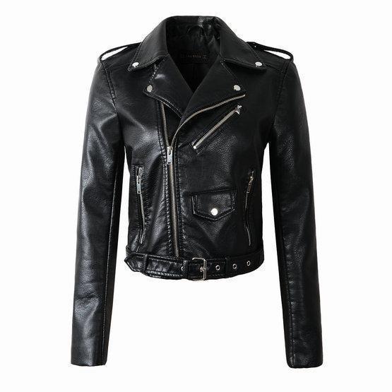 Bikerjacke Damen | Mit Reißverschluss für Alltag und Freizeit