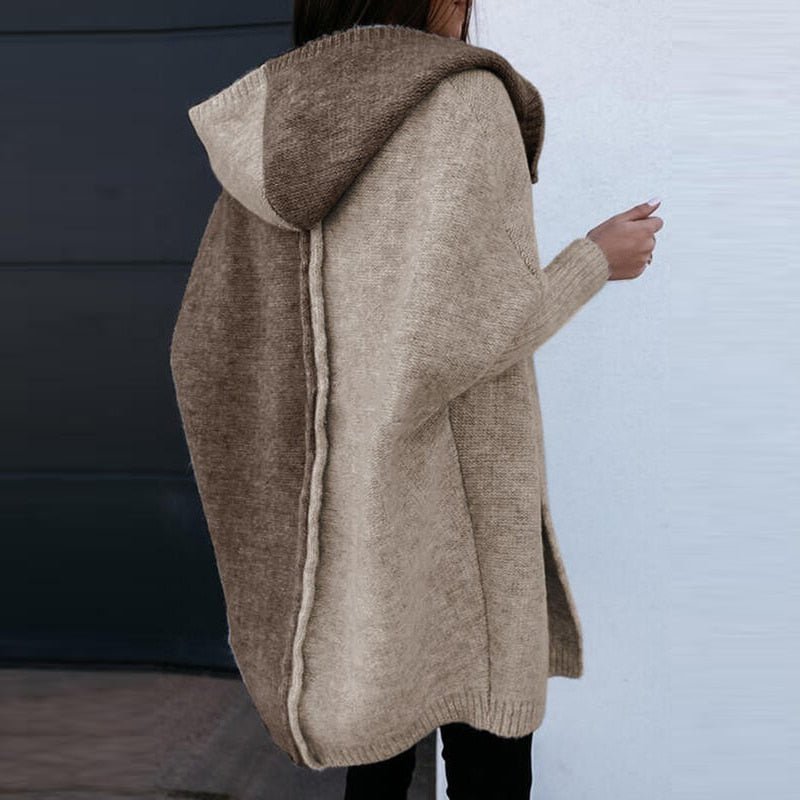 Offene Damen Strickjacke Mit Kragen | Langer Cardigan Stil